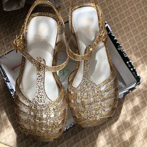 Mini Melissa Jelly Sparkly shoes (11)